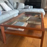 Tavolino Cattelan Italia originale – vetro e legno