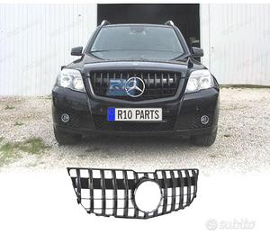 GRIGLIA MERCEDES GLK X204 08-12 LOOK AMG NERO LUCI