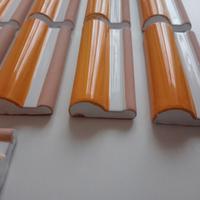 BORDURA CM 10X5 GIALLO/BIANCO LUCIDO /COTTO