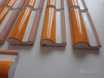 BORDURA CM 10X5 GIALLO/BIANCO LUCIDO /COTTO