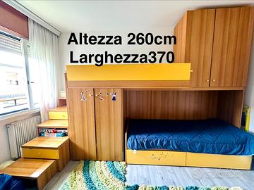 Cameretta bambini letto a castello