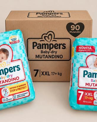 120 pezzi Pampers Progressi Mutandino Taglia 7xxl