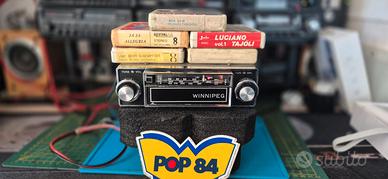Autoradio Vintage Anni '70 Stereo 8 FM Winnipeg