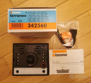 BTICINO TERRANEO 342560 Modulo Audio/Video 2 FILI