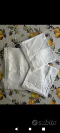 lenzuolo matrimoniale più federe puro Lino