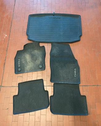 TAPPETINO BAULE E TAPPETINI IN GOMMA SKODA FABIA