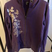 Felpa viola con cappuccio Phard