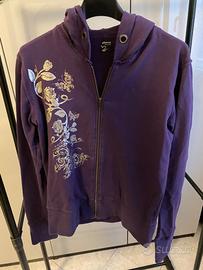 Felpa viola con cappuccio Phard