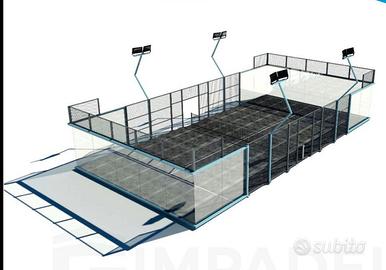 Campo da padel professionale