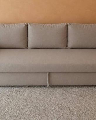 Divano letto a 3 posti con contenitore