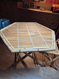 tavolo in bambu