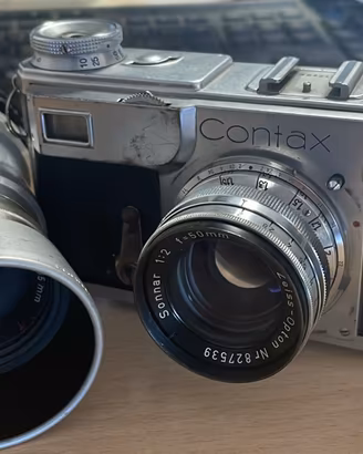 Contax II , sonnar zeiss opton t triotar