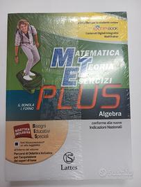 Libro di Algebra "Matematica Teoria Esercizi Plus"