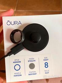 Oura Ring Gen 3 Horizon - Size 8 - Nero (Stealth)
