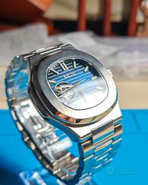 Orologio Open Heart Artigianale Ispirato Nautilus