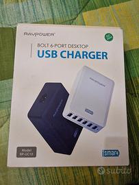 Caricabatterie usb ravpower 6 porte
