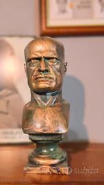 scultura Mussolini 