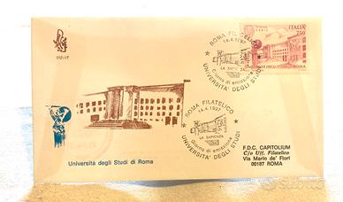 Sapienza Università di Roma - Busta FDC Numerata