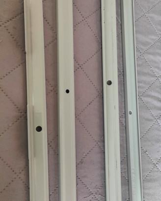 Guide cassetti 17mm x 45 cm + viti