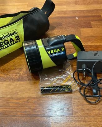 Torcia subacquea Tecnisub ricaricabile
