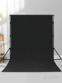 Fondale di carta nero NUOVO