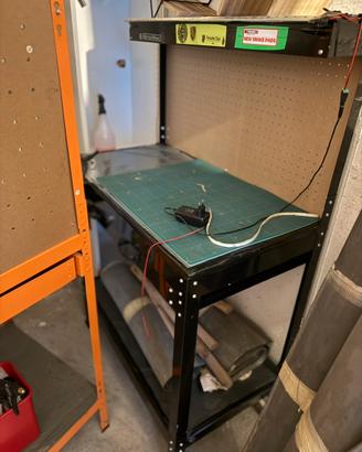 Banco da lavoro, colore nero