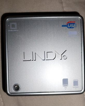 LETTORE schede multiple LINDY USB 2.0