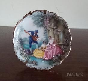 Piattino decorato a mano in Limoges France