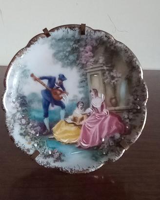 Piattino decorato a mano in Limoges France