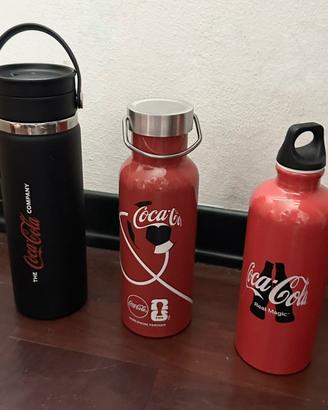 Tre borracce Coca-Cola in edizione limitata