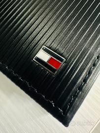 Tommy Hilfiger - Portafoglio trifold in pelle