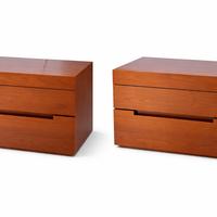 Comodini in legno finitura ciliegio – 2 pezzi