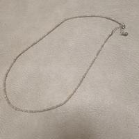 collana di diamanti grezzi e chiusura in argento 