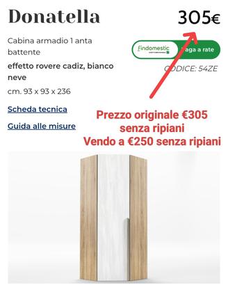 Cabina Armadio Modello Donatella Mondo Convenienza