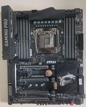 MSI x99a Gaming Pro Carbon Scheda Madre