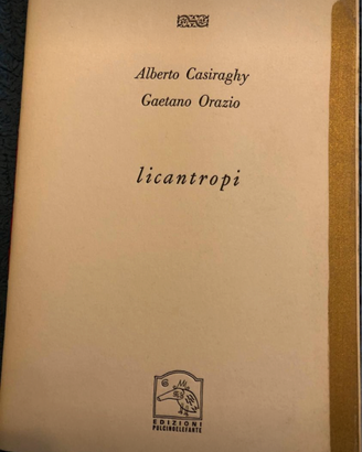 Edizioni PULCINOELEFANTE- LICANTROPI