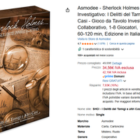 Gioco da Tavola Sherlock Holmes