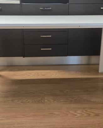 Tavolo rettangolare Design "Vista" Bianco Minimal