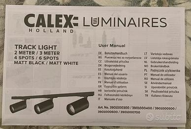 CALEX binario LED 2 m con 4 faretti GU10 orientabi
