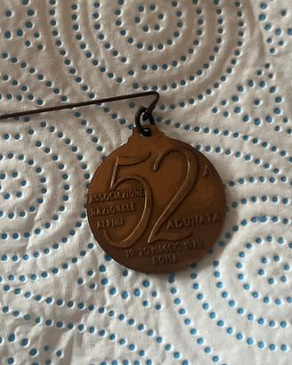 Medaglia 52 esima adunata alpini