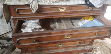 comò  4 cassetti in legno