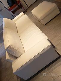 Divano Letto 3 Posti IKEA KIVIK + pouf contenitore
