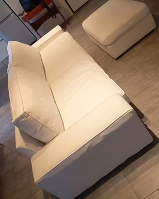 Divano Letto 3 Posti IKEA KIVIK + pouf contenitore
