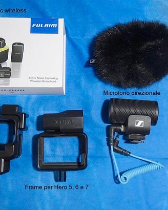 Kit audio per GoPro Hero 5, 6, 7, 8, 9, 10, 11, 12
