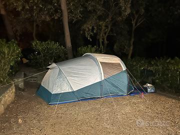 Tenda campeggio family 4.1 F&B decathlon  4posti