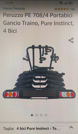 Portabici per 4 biciclette