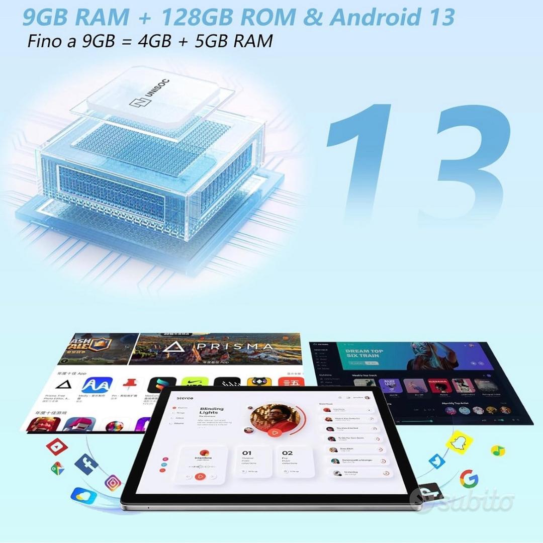 NUOVO Tablet 8 Pollici,9GB RAM+128GB ROM Con SIM - Informatica In vendita a  Lecco