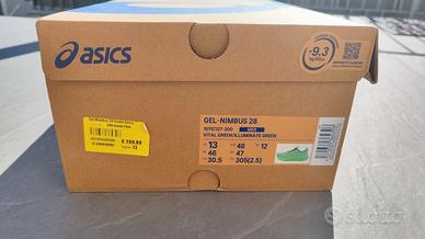 Asics Gel Nimbus 28 US 13  – Green – NUOVE