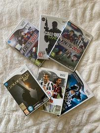 Lotto 6 giochi nintendo wii originali