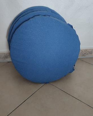 Cuscini per sedie di colore blu